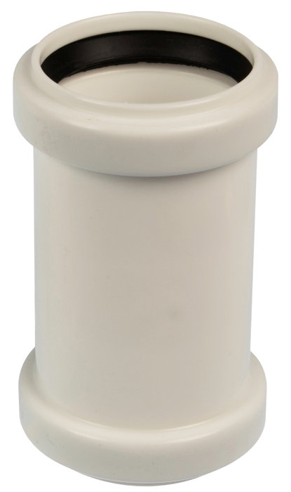 Glidemuffe hvit PP 50 mm 